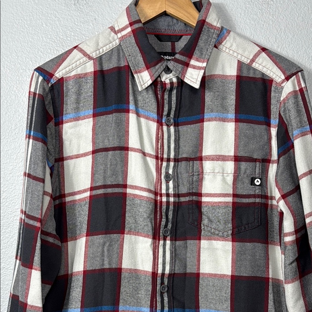 Marmot Men's Plaid Flannel Button Up Shirt